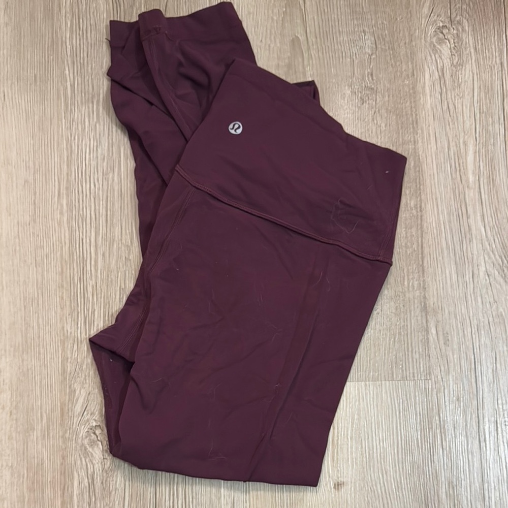 lululemon athletica Burgundy Leggings